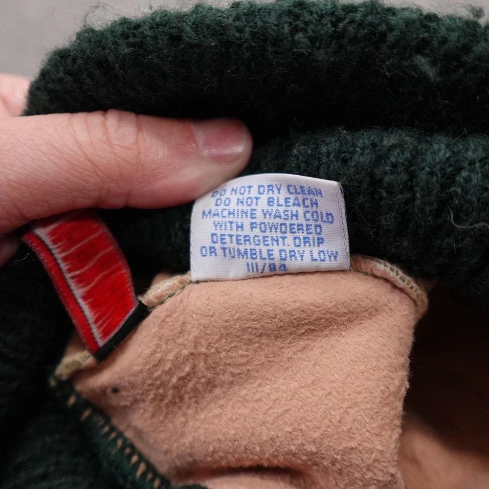 Vintage Camo Hat Beanie Fitted Mens One Size Green Gore-Tex Thinsulate 80s